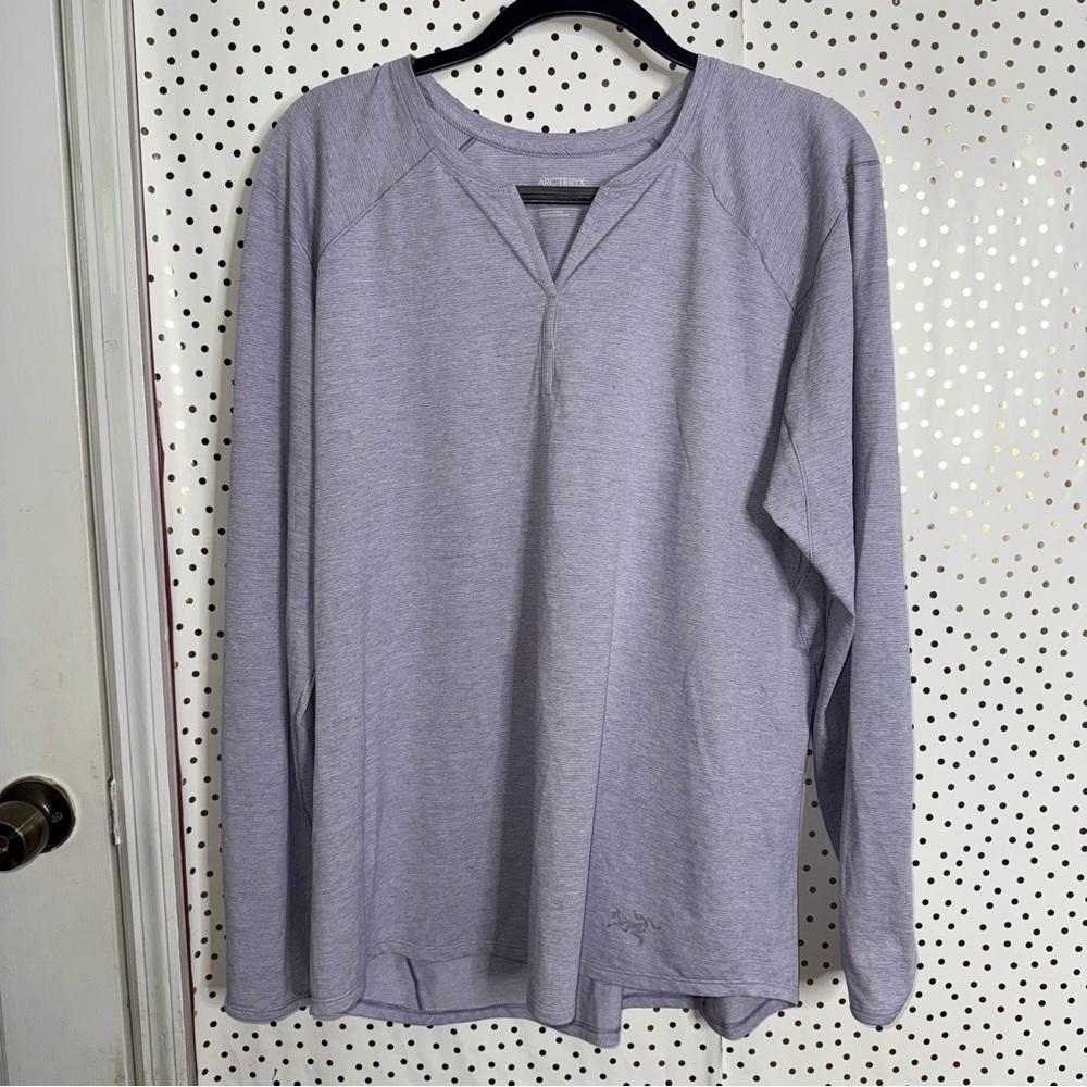 Arcteryx Light Purple Long Sleeve Shirt